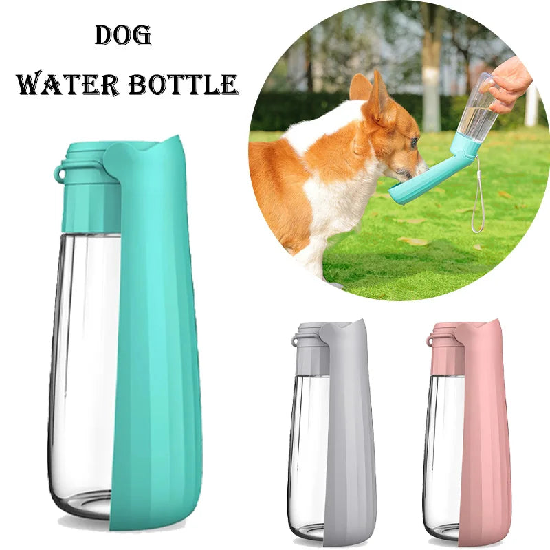 550ml Foldable Dog & Cat Water Bottle – Portable Leakproof Travel Bowl